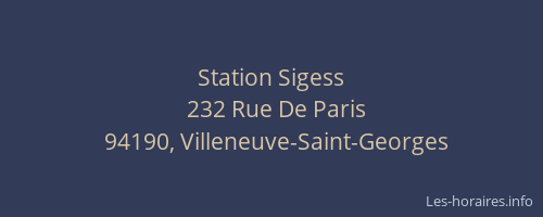 Station Sigess