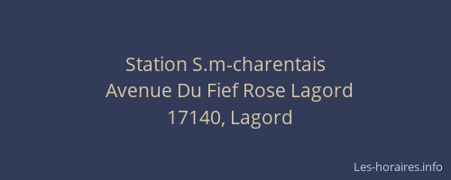 Station S.m-charentais