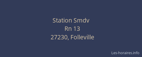 Station Smdv