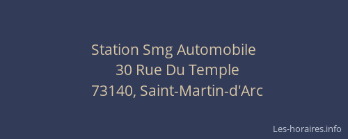 Station Smg Automobile