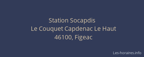Station Socapdis