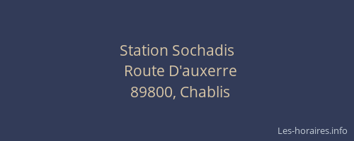 Station Sochadis