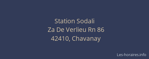 Station Sodali