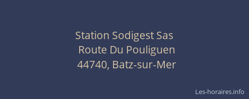 Station Sodigest Sas
