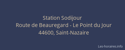 Station Sodijour