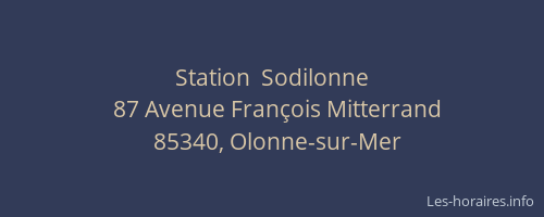 Station  Sodilonne