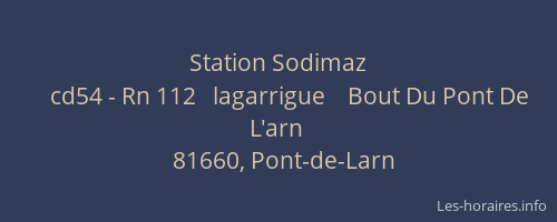Station Sodimaz