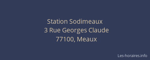 Station Sodimeaux