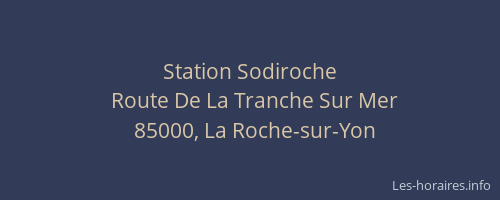 Station Sodiroche