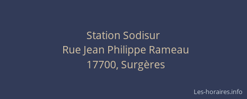 Station Sodisur