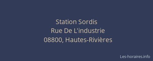 Station Sordis