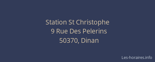 Station St Christophe
