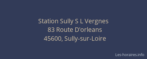 Station Sully S L Vergnes