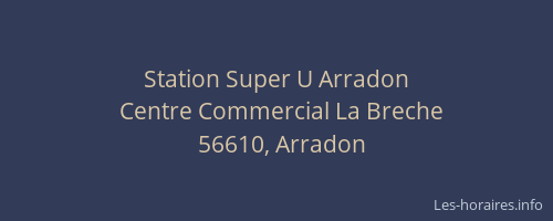 Station Super U Arradon