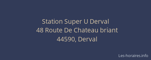 Station Super U Derval