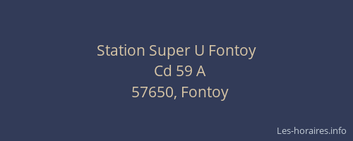 Station Super U Fontoy