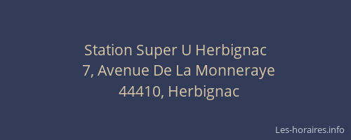 Station Super U Herbignac