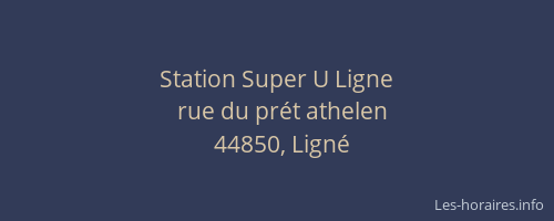 Station Super U Ligne