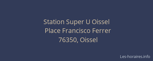 Station Super U Oissel