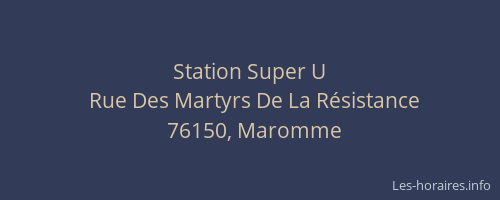 Station Super U