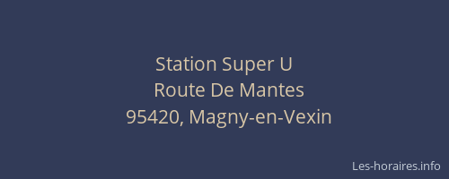 Station Super U
