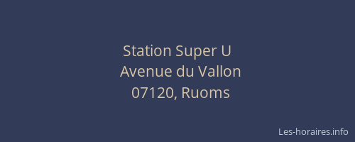 Station Super U