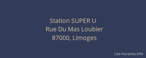 Station SUPER U