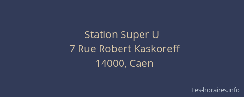 Station Super U