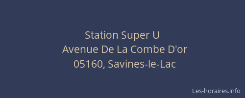 Station Super U