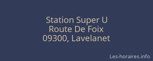 Station Super U