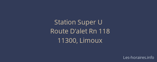Station Super U