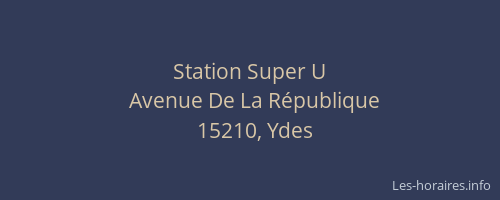 Station Super U