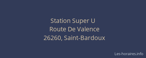 Station Super U