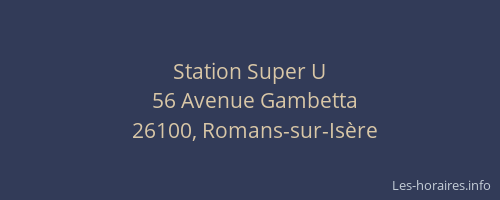 Station Super U