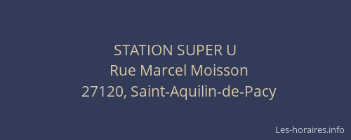 STATION SUPER U