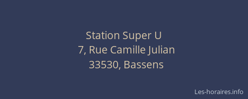 Station Super U