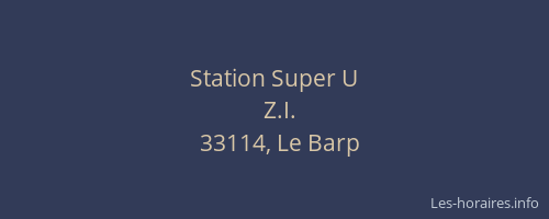 Station Super U