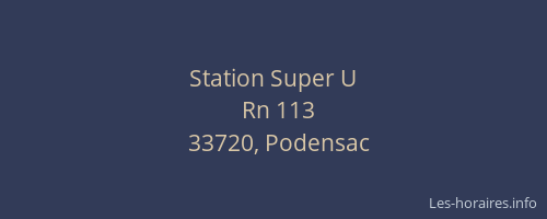 Station Super U