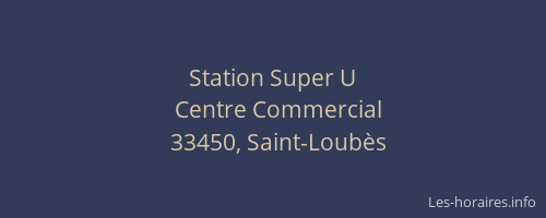Station Super U