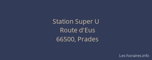 Station Super U