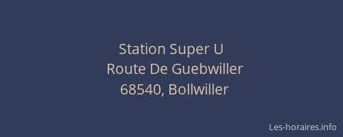 Station Super U