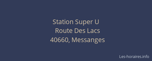 Station Super U