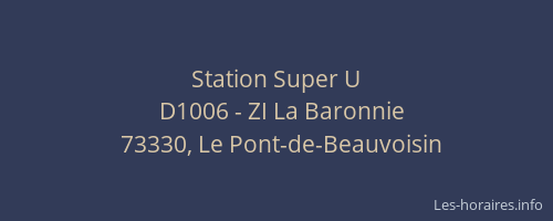 Station Super U
