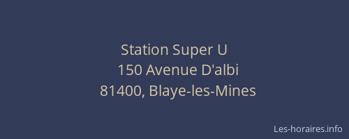 Station Super U