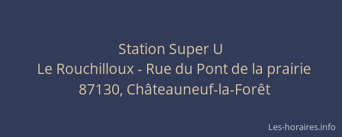 Station Super U
