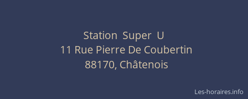 Station  Super  U