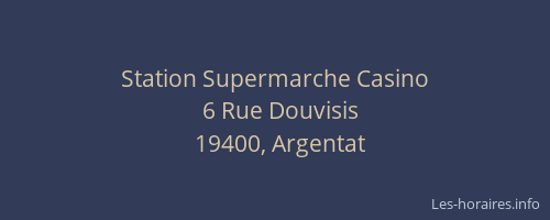 Station Supermarche Casino
