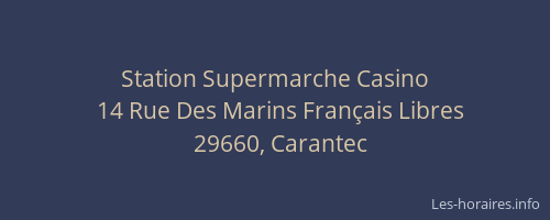 Station Supermarche Casino