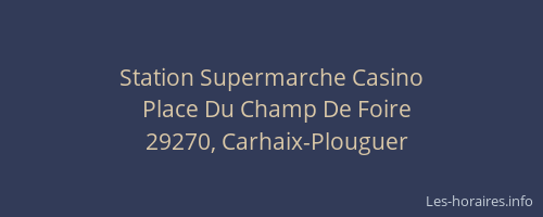 Station Supermarche Casino