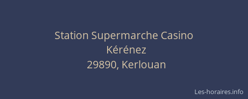 Station Supermarche Casino